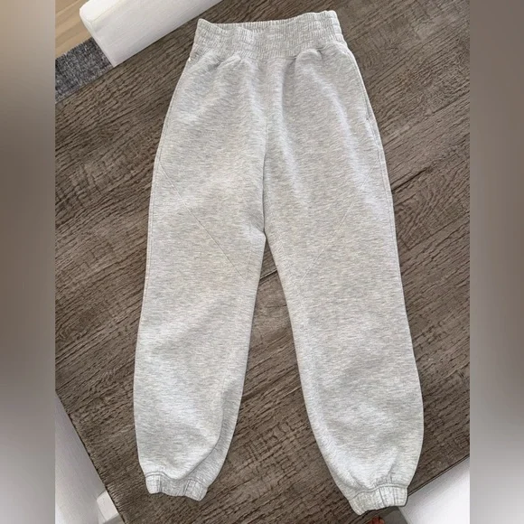 Abercrombie & Fitch YPB jogger hoodie sweat set top size medium bottoms XS Short - Picture 7 of 9